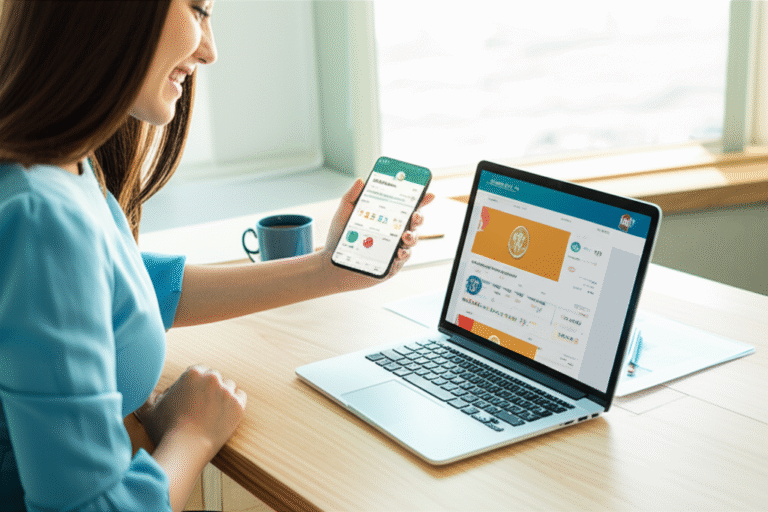 Microtarefas e Criptomoedas: Ganhos Fáceis Mulher ganhando criptomoedas ao completar microtarefas em um faucet