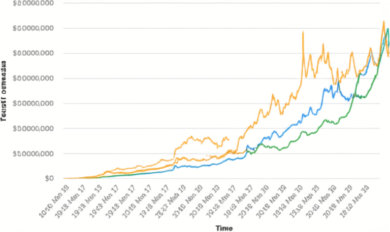 Crescimento de Criptomoedas Gráfico de crescimento de criptomoedas
