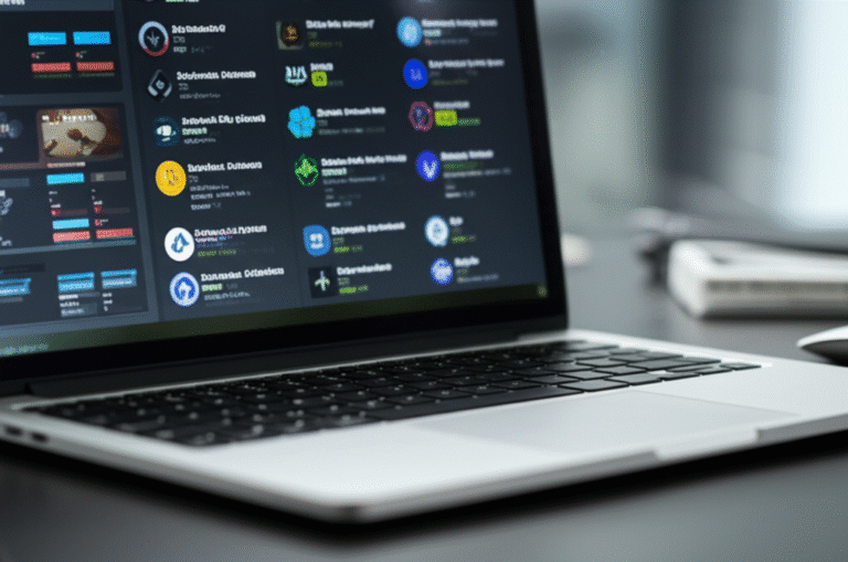 Lista de Faucets de Nicho Laptop mostrando lista de faucets de criptomoedas de nicho.