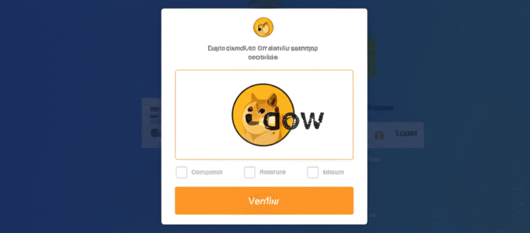 Faucet de Dogecoin e Captcha Faucet de Dogecoin exibindo um captcha para resolução.