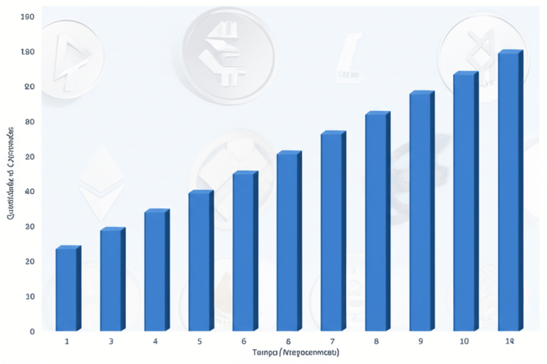 Maximizando Ganhos com Faucets Gráfico de barras mostrando crescimento financeiro constante.