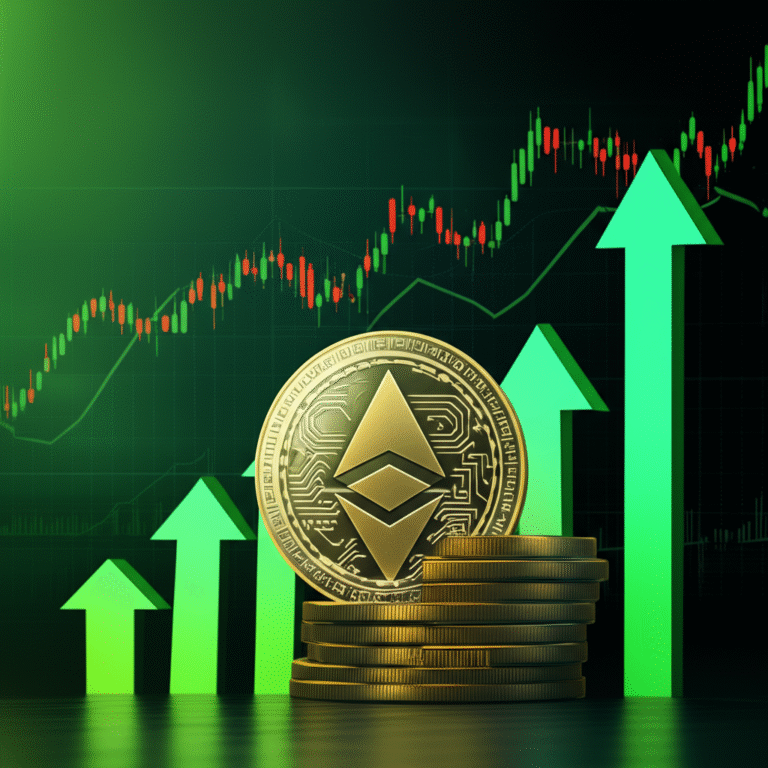 Alternativas Eficientes para Ganhar Criptomoedas Gráfico de crescimento de criptomoeda com seta para cima