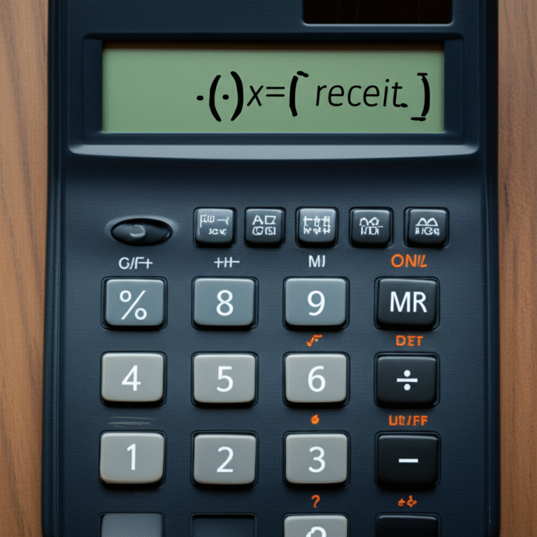 Equação Financeira do Faucet Calculadora mostrando equação financeira de faucet